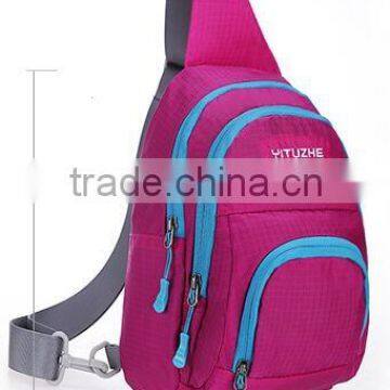 Top Quality OEM Women Pink Red Lightweight Travel Money Purse Waterproof Sports Belt Pouch Fishing Running Waist Chest Bag photo-2