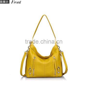 2016 newest trend zip closure women handbag durable lady tote bag