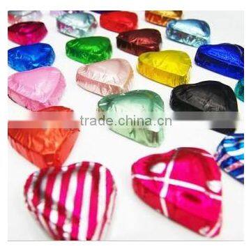 Emboss chocolate wrapping foil with CE certificate food grade factory price