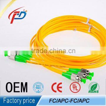 singlemode simplex FC/APC-FC/APC fiber optic cable patch cord