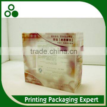 MAKE UP COLOR PRINTING TUCK PET BOX