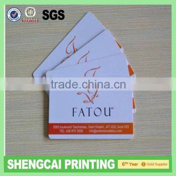 CR80 CMYK PVC business card printing