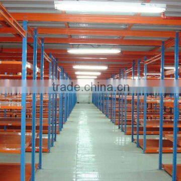 Industrial warehouse mezzanine racking