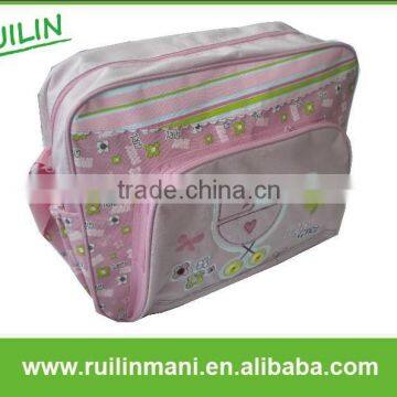 Durable Baby Girl Chevron Diaper Bag