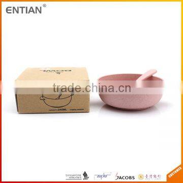 Bio-degradable Wheat Straw and Plastic Bowl Set photo-6