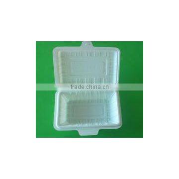 biodegradable disposable plastic clamshell box