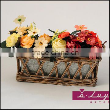 bulk cheap wicker garden basket