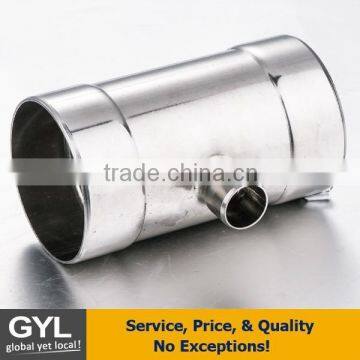 High quality stainless steel pipe fitting for industrial to use, 3-way stainless steel pipe fitting