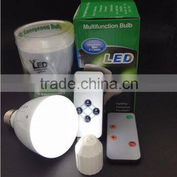 Factory price 4W 6W emergency led light bulbs E27 rechargeable led bulb