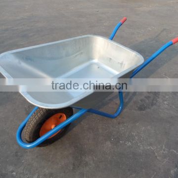 WB6431 Metal tray wheelbarrow with pneumatic wheel, Russia wheelbarrows