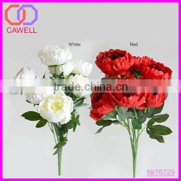 yiwu wholesale silk peony decorative artificial flower