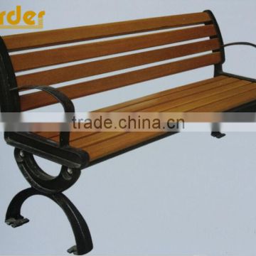 Outdoor park bench, garden chair, wood bench chair,cast iron park bench