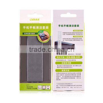 2 In1 Opula Mobile Tablet Screen Cleaning Kit With Sponge and Liquid With MSDS