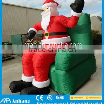 Christmas Decorative Inflatable Giant Santa in Chair