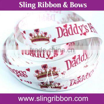 Heat Transfer Grossgrain Ribbon Printing Ribbon