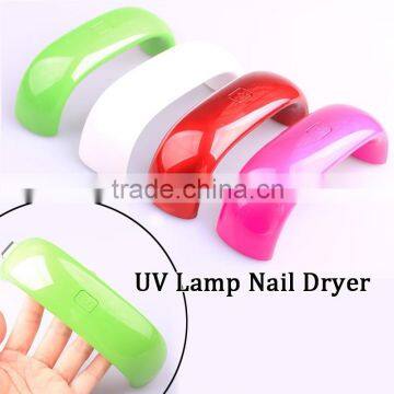 2014 Hot sale most popular and high quality 6w led nail lamp