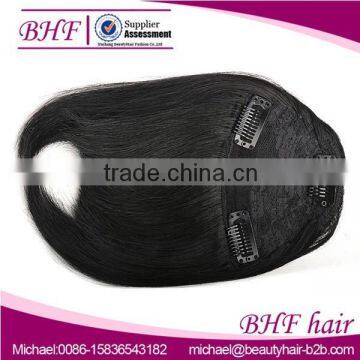 Xuchang Factory Price Stock Malaysian Human hair Extensions Fashion Virgin Hair Front Pony