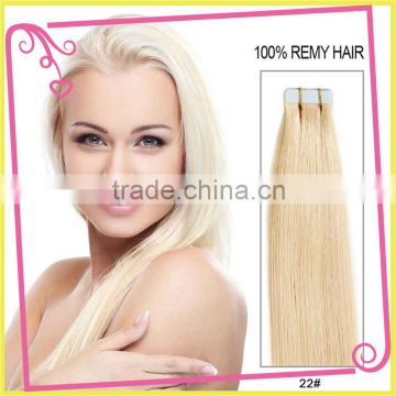 100% remy hair hair tape extensions