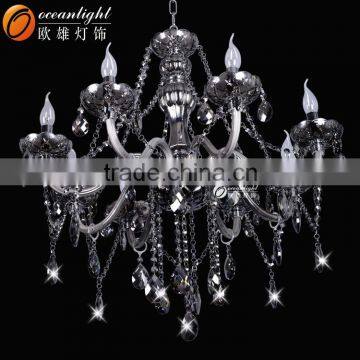 Smoke Color Hot Selling Maria Theresa Chandelier Crystal Lighting For Shopping Mall OMG88614 photo-3