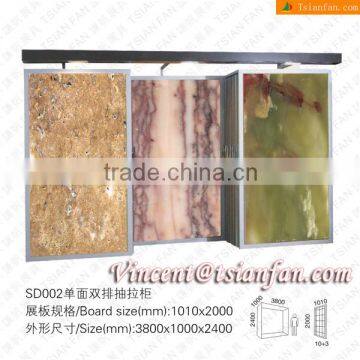SD002 -marble antique wood display case/antique wood display case/sample wood display showcase