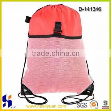 Wholesale custom polyester drawstring mesh bag