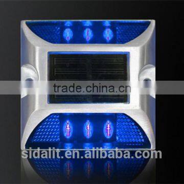 Easy Installation White 600mAH NI-MH Battery Road Side Solar Road Stud Flashing Light photo-3