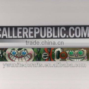 Customized plastic slap band