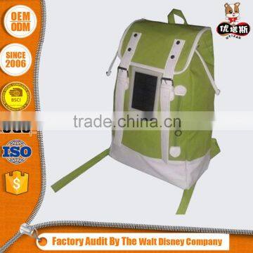 2.4W solar powered bag wholesale backpack