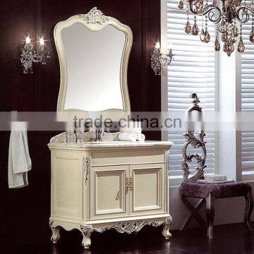 WTS2699 Antique Victorian Brown Bathroom Mirror Cabinet Bathroom Furniture photo-6