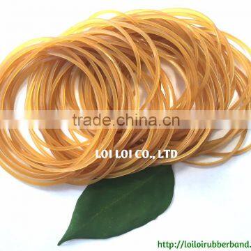 Rubber band color = Natural - Yellow clear color elasticity high temperature rubber band