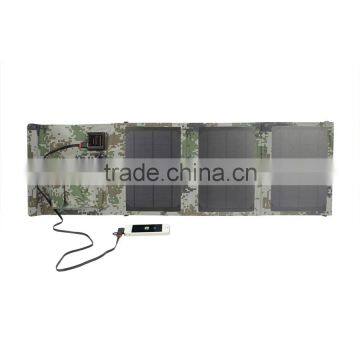 15W Solar Panel Charger With Dual USB Port ,Foldable Solar Mobile Charger photo-2