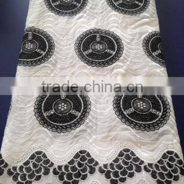 New Style Swiss Voile White Lace Fabric