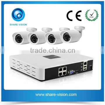 best selling products 4ch hd 720p night vision poe ip camera system