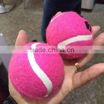 Pet ball pink tennis ball