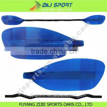 2016 New Wholesale Canoe Transparent Fiberglass Whitewater Paddle