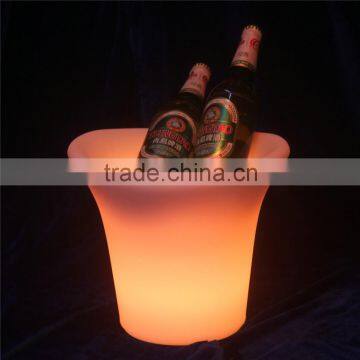 PE Plastic 16 Color Changing Rechargeable Bar Led Ice Bucket For Beer photo-3