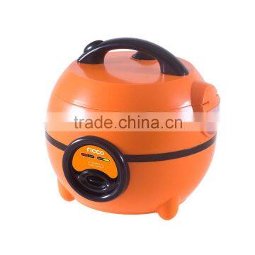 0.8L small size plastic housing cute rice cooker with soherical shape
