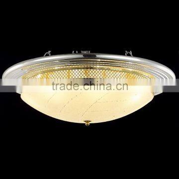 Hot sell hight quality golden crystal round ceiling light fixture 5531