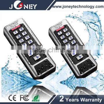 low cost Biometric Access Control system metal access control keypad with back light