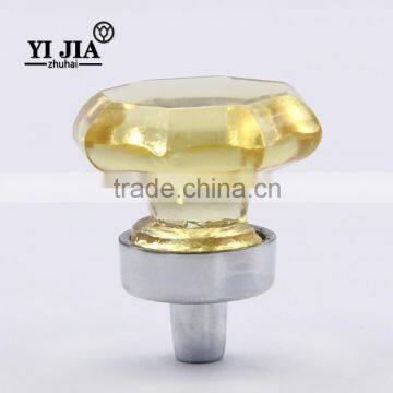 1 1/9 luxury yellow chrome plated nice special crystal handle