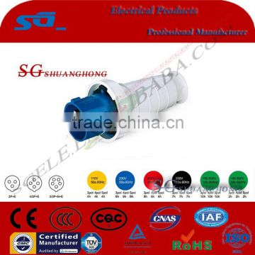 Industrial Application Plug with Socket 16A32A63A125A IP44 IP67