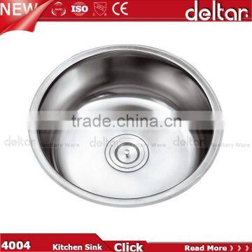 undermount round 201 stainless steel kitchen sink 16inch single bowl