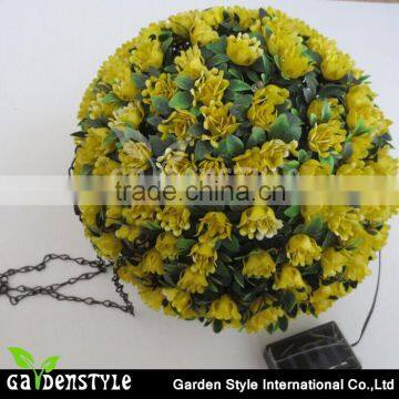 custom color high quality wholesale led garden topiary ball light