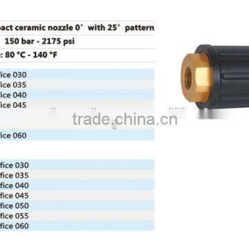 high pressure ceramic 150bar 2175psi rotary nozzle