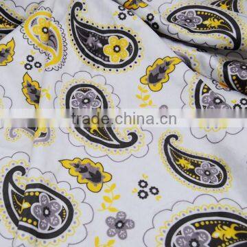 Professional manufacturer super soft cartoon knitting polyester printed fabric