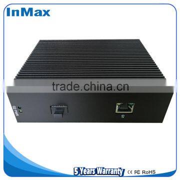 For Traffic Monitoring 1x1000BaseX SFP and 1x10/100/1000BaseT(X)Ports Din-Rail Industrial Ethernet Switch i502A