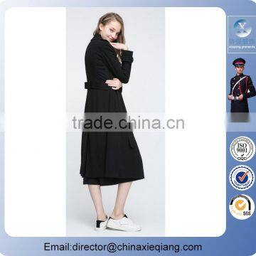 2016 Fashion Attractive Stylish Women Belted Trench Coat