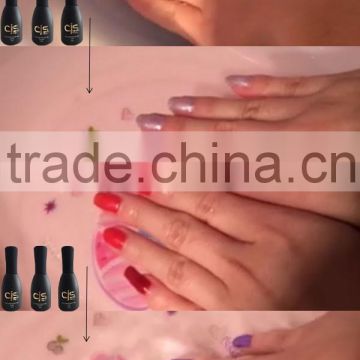 2016 hot sales fashion style Color change with temperature, temperature change color gel polish