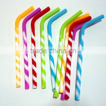 Custom Silicone Rubber Drinking Straw Silly Straws Silicone Reusable Smoothie Straws photo-2