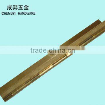 furniture hinge type long gold plated piano hinge